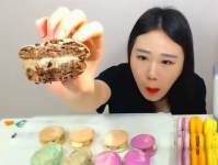 韩式小姐姐吃马卡龙吗,马卡龙美食之旅